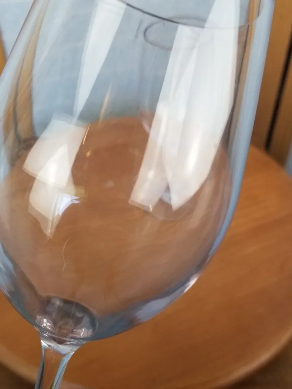 Pier 1 Acrylic Wine Glasses 9 oz Clear Pool Side Picnic Camping Set of Two